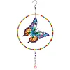 DIY Diamond Painting Double-sided Rotatable Hanging Wind Chime Suncatcher Hanging Kit