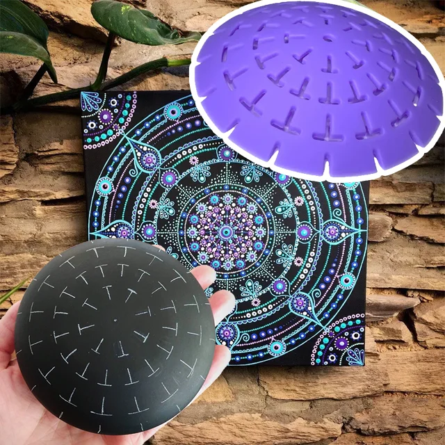 Mandala Circle Silicone Template