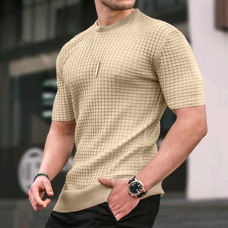 Men's Waffle Knit T-Shirt | ARKGET
