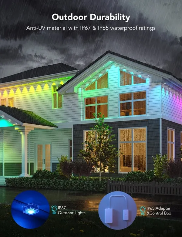 🔥Christmas Sale 49% OFF -- Permanent Outdoor Lights