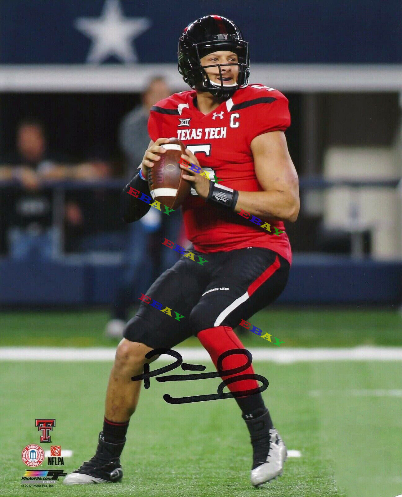 Patrick Mahomes Kansas City Chiefs Signed Autographed 8x10 Photo Poster painting Reprint