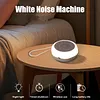 Handheld Music Sleep Instrument 4 Sleeps Timer Portable Sound Machine for Sleep Baby 8-Color Night Light with 27 Sounds for Office Privacy Travel