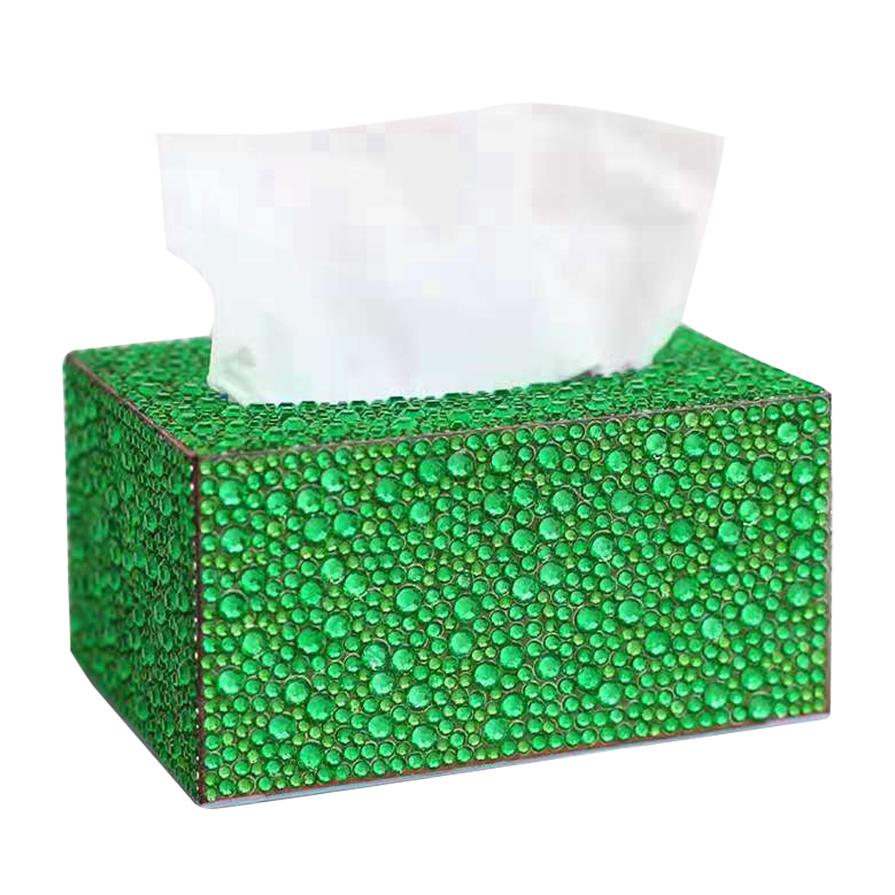 

Green - 5D DIY Craft Tissue Box, 501 Original