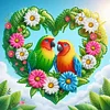 Papagei - speziell geformtes Diamantgemälde - 30*30cm