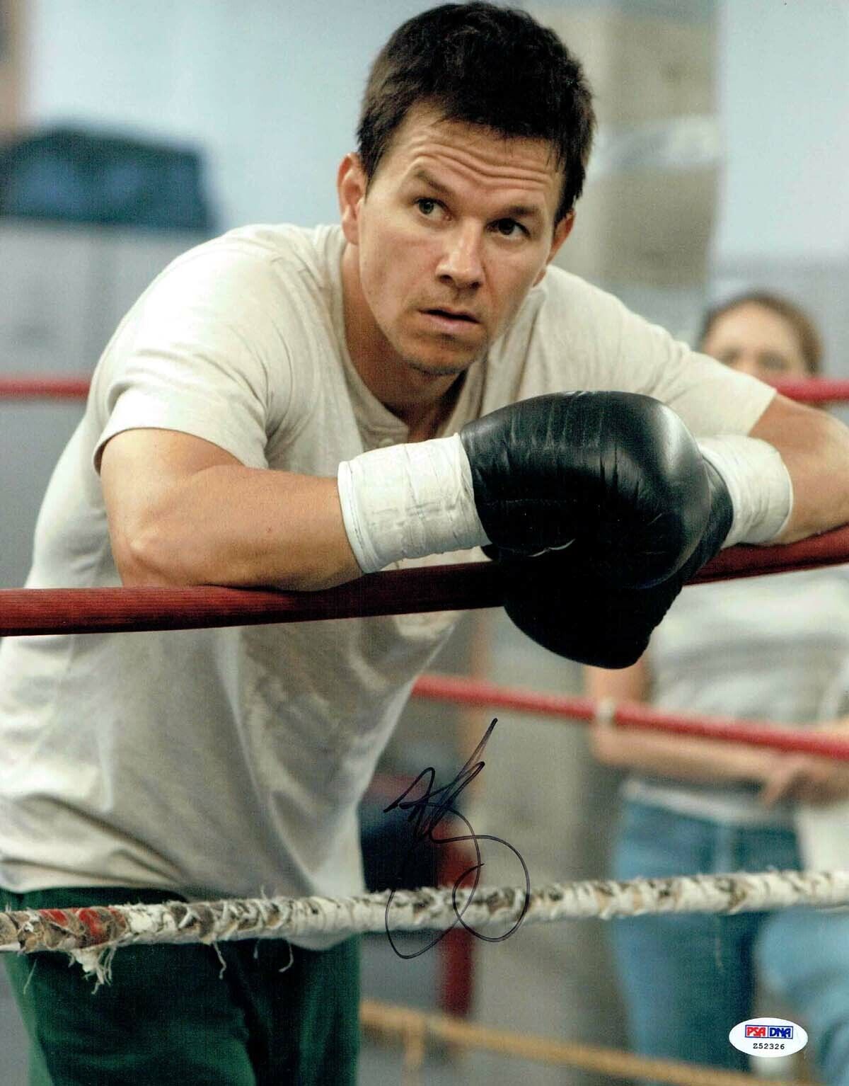 Mark WAHLBERG SIGNED 14x11 Photo Poster painting AFTAL Autograph COA The Fighter Micky Ward PSA