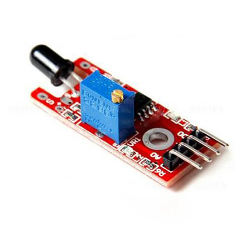 Flame Sensor Module Ignition Source Fire Detection Module Detects Infrared Receiver Module 3