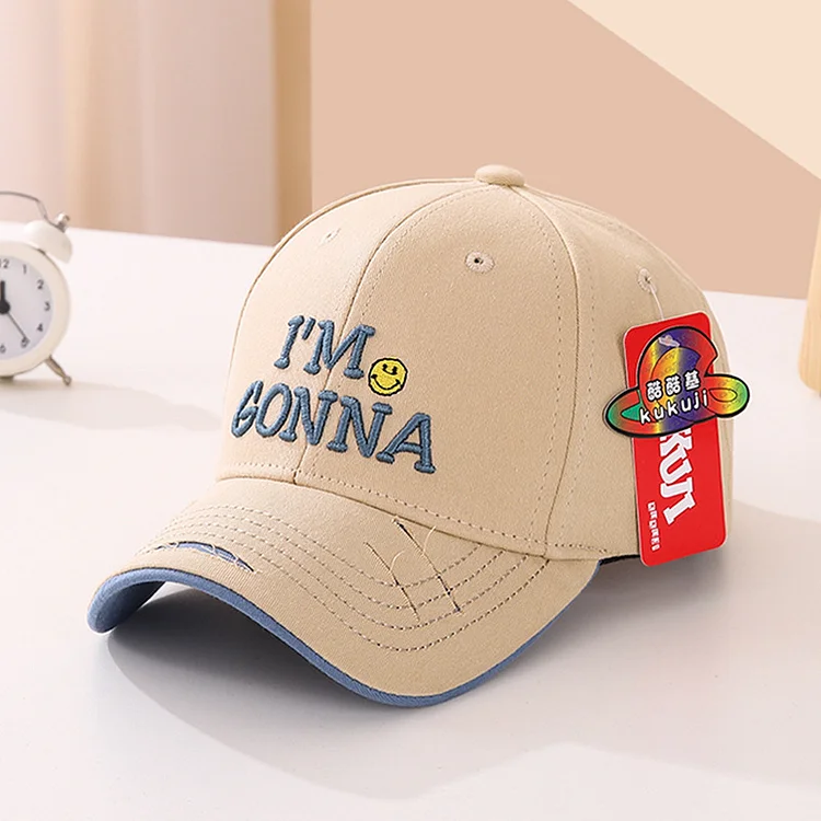 5-12 Years Old Spring and Autumn Childrens Hat Female Korean Version Cute Peaked Cap Boy Baseball Cap Sunscreen Sun Hat