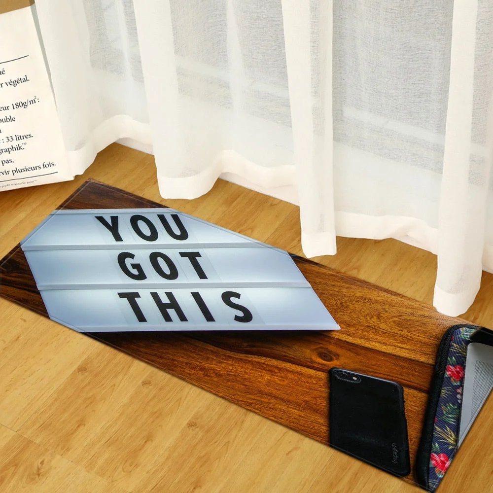 Nordic Kitchen Carpet Bedroom Doormat Entrance Home Hallway Floor Mat 3D Landscape Pattern Bathroom Anti-Slip Absorb Water Rug