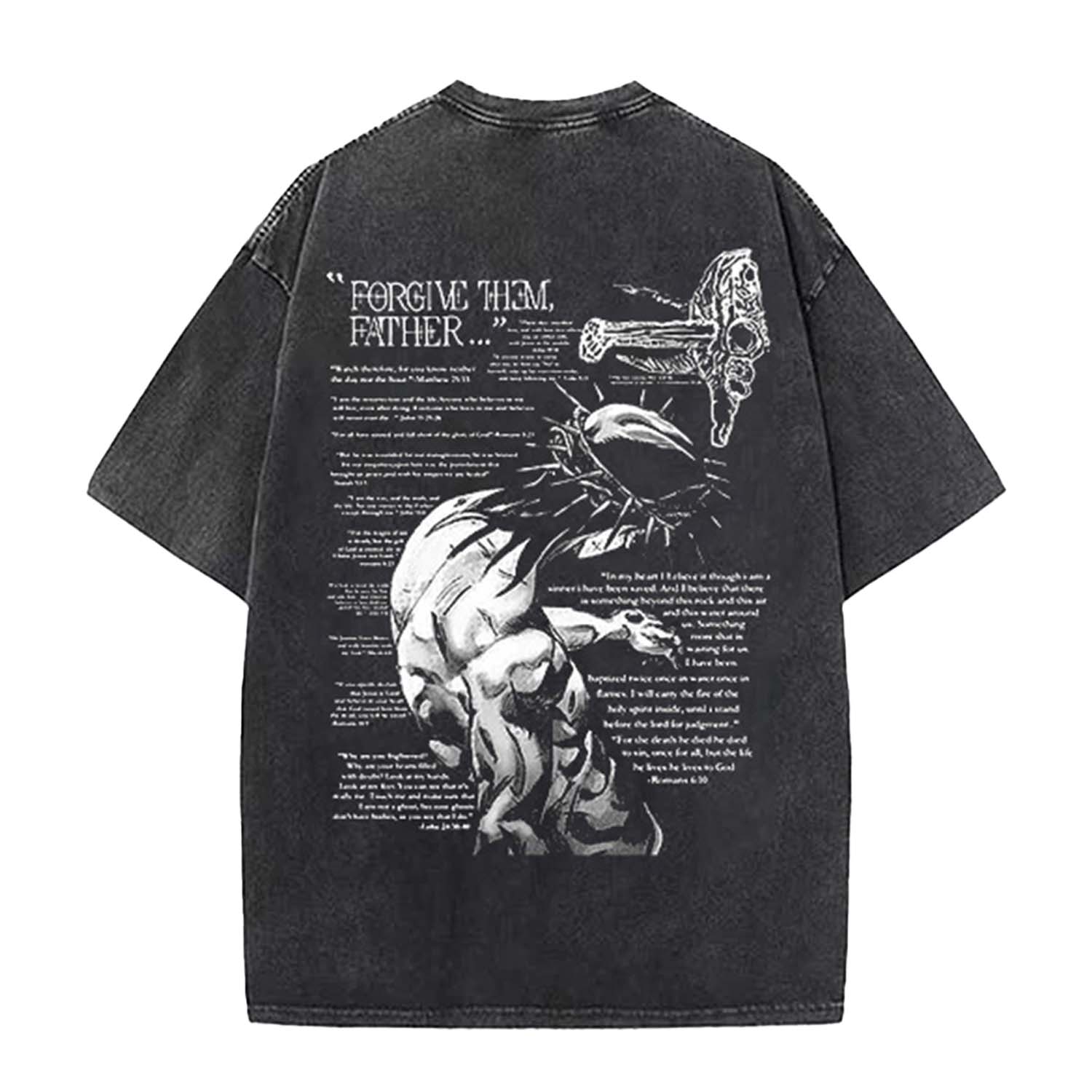 "FORGIVE THEM FATHER..." Vintage Washed T-shirt
