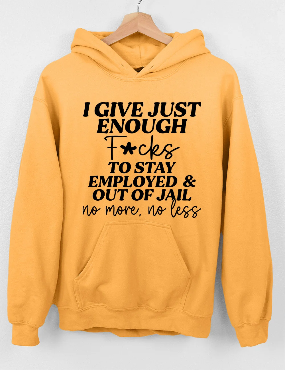I Give Just Enough To Stay Hoodie