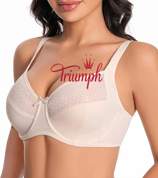 Triumph - 3 dielna 🔥D&aacute;mska celokrycia podprsenka bez vypch&aacute;vok