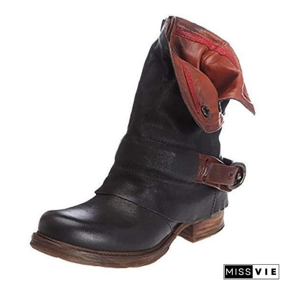 Casual Classic Comfy Zipper Booties