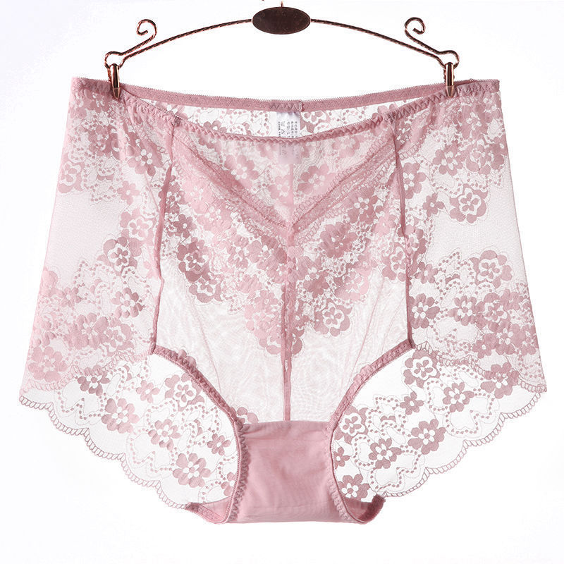 Sexy lace large size breathable briefs
