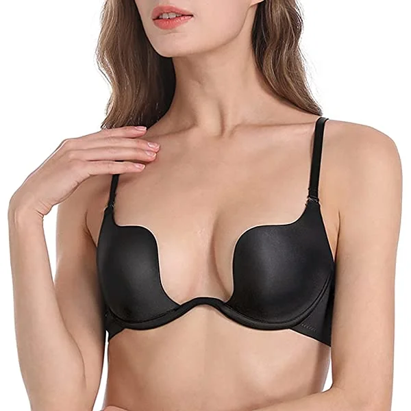 Push Up Ultra Low Deep U Bra