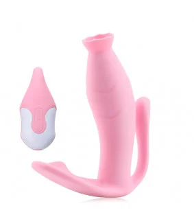 3 IN 1 Licking Vibration Remote Wearable Vibrator