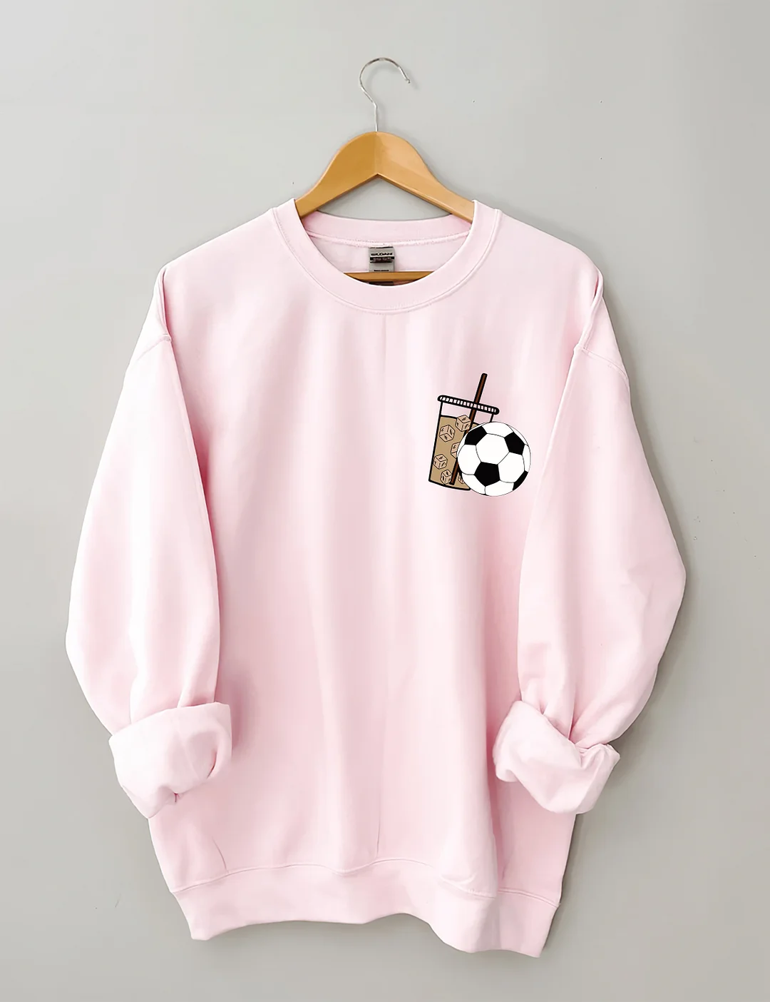Weekends Iced Coffee Soccer Sweatshirt
