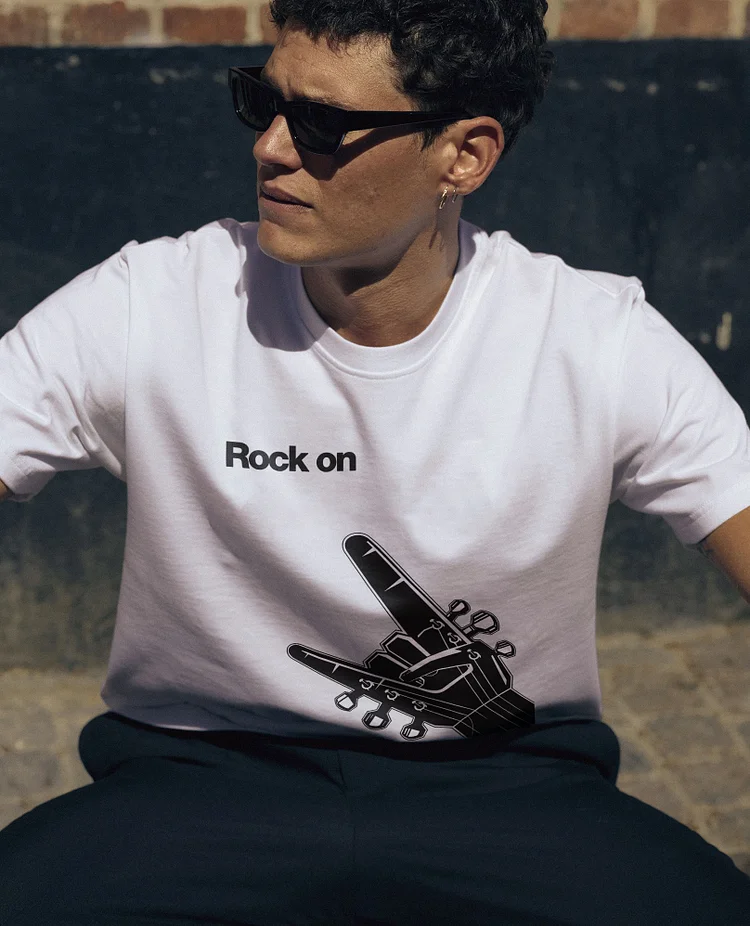 Rock On Print T-shirt