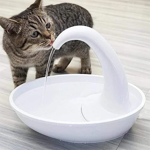 Lovepetplus™ - Swan Waterfall Pet Bowl - Free Shipping    