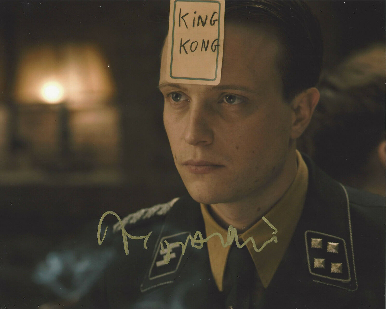 AUGUST DIEHL SIGNED AUTHENTIC 'INGLOURIOUS BASTERDS' 8x10 Photo Poster painting D w/COA ACTOR