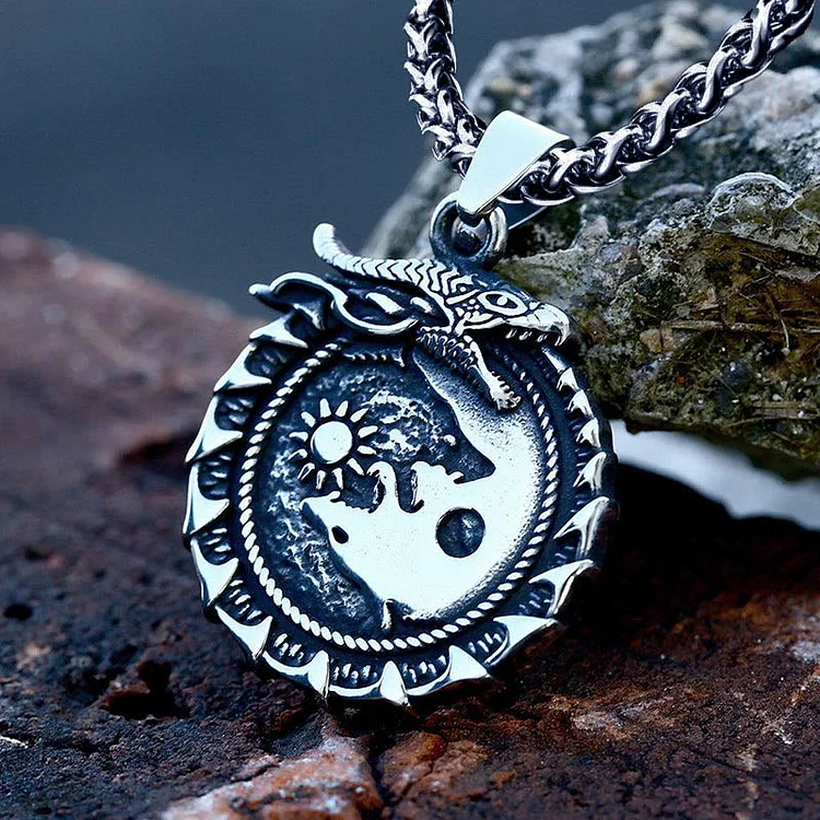 Coutureaura Jormungandr Surrounded Necklace