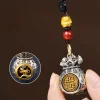 Zodiac Lucky Bag Keychain Pendant Snake Year of the Zodiac Year Amulet Gift