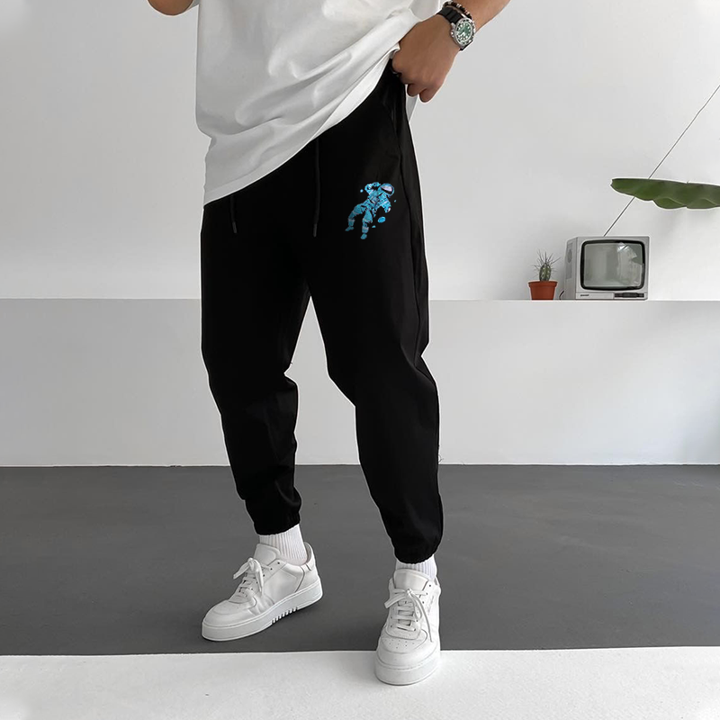 Men's Oakland Fleece Astronaut Print Sweatpants