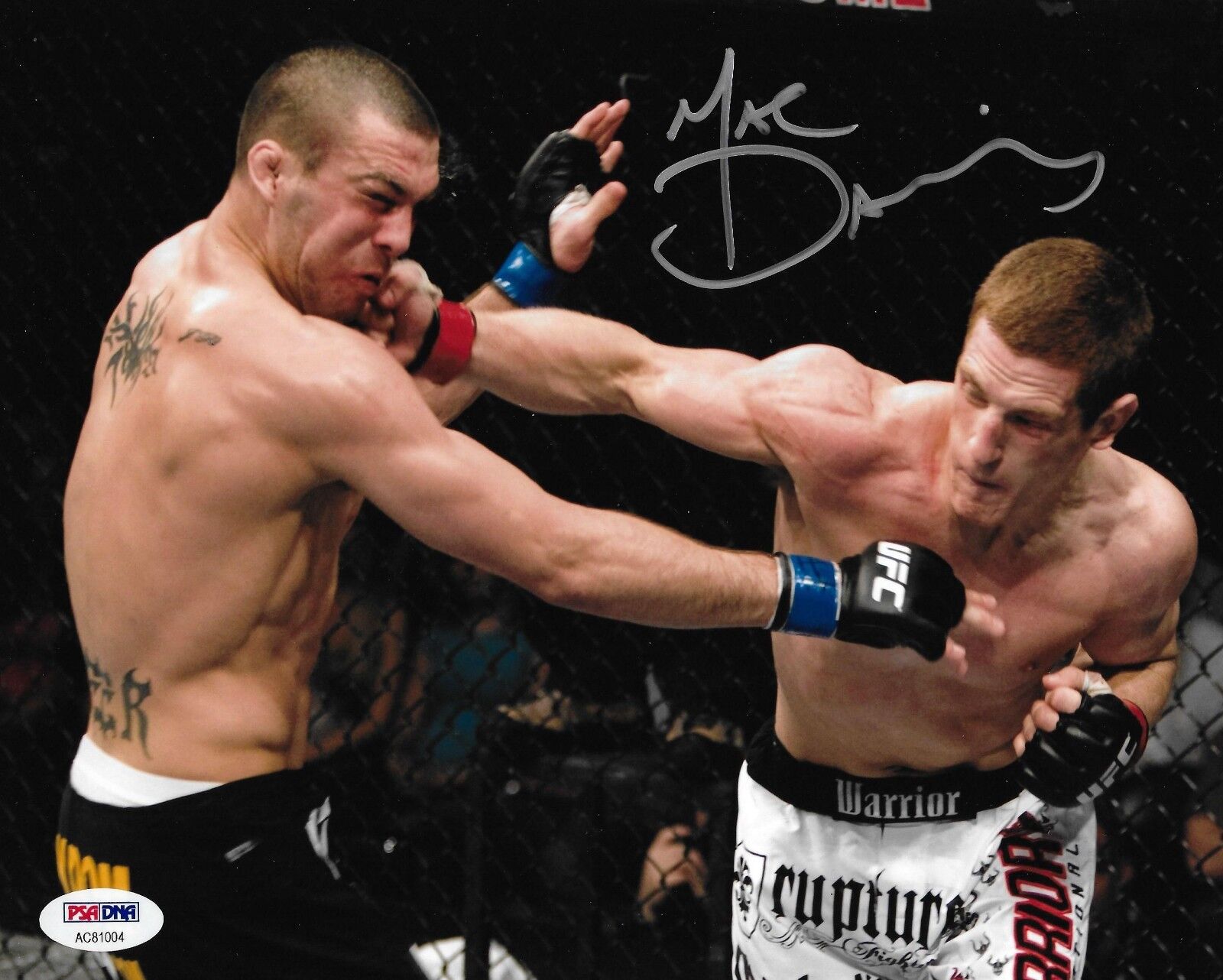 Mac Danzig Signed UFC 8x10 Photo Poster painting PSA/DNA COA Fight Night 17 Picture Autograph 1