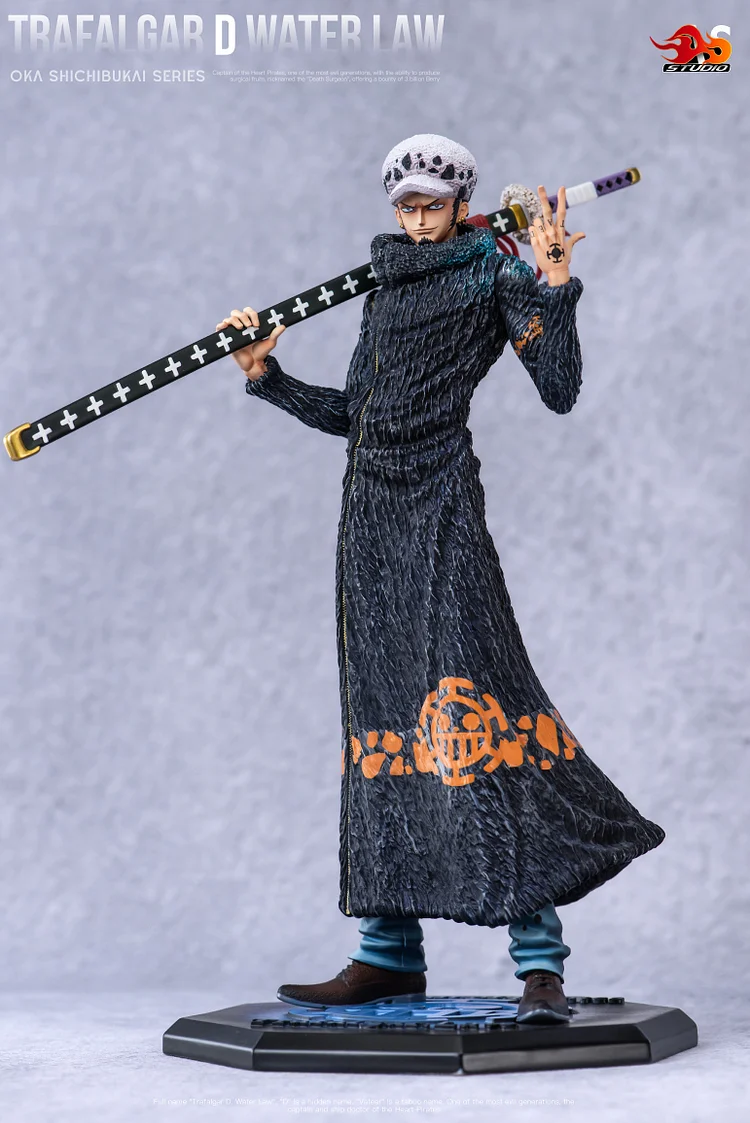 AS Studio - One Piece Seven Warlords of the Sea Trafalgar D. Water Law Statue(GK)-