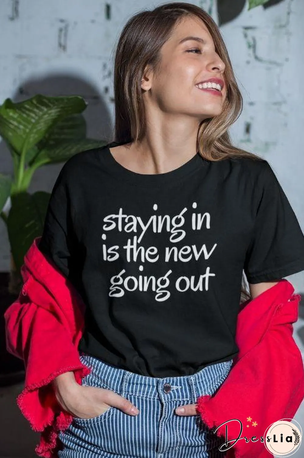 Staying The New Going Out T-ShirtFunny 100 CottonGrungeTumblrQuote