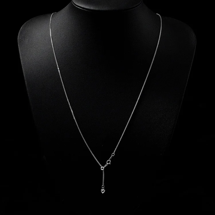 S925 silver Chopin all-match commuter necklace 60cm