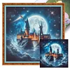 Moon Castle-11CT Stamped Cross Stitch 45*45cm/17.72*17.72in