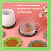 Potted Plant Coasters Crochet Kit with Step-By-Step Video Tutorials, Crochet Hooks for Adults