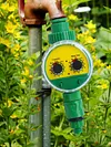 Garden Watering Timer Double Dial Control Water Hose Timer for Lawn Flower Plant