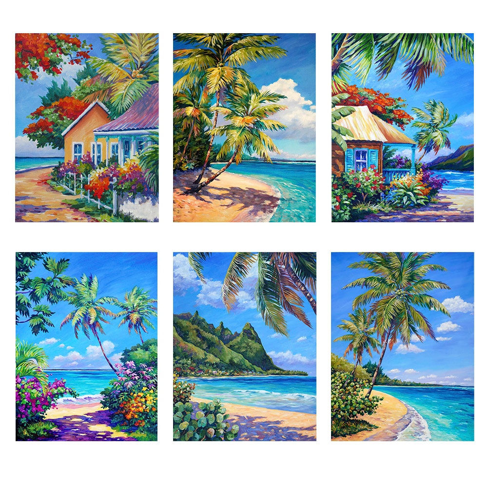 

Seaside Scenery - Round Drill Diamond Painting - 30*40CM, 01, 501 Original