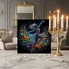 Framed Dancing Girl Wall Art-Pearls Painting Kit DIY Diamond Painting Pearl Dot Crafts 30*30CM
