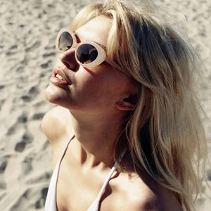 Pornhint Round CatEye Nude Sunglasses NSFW