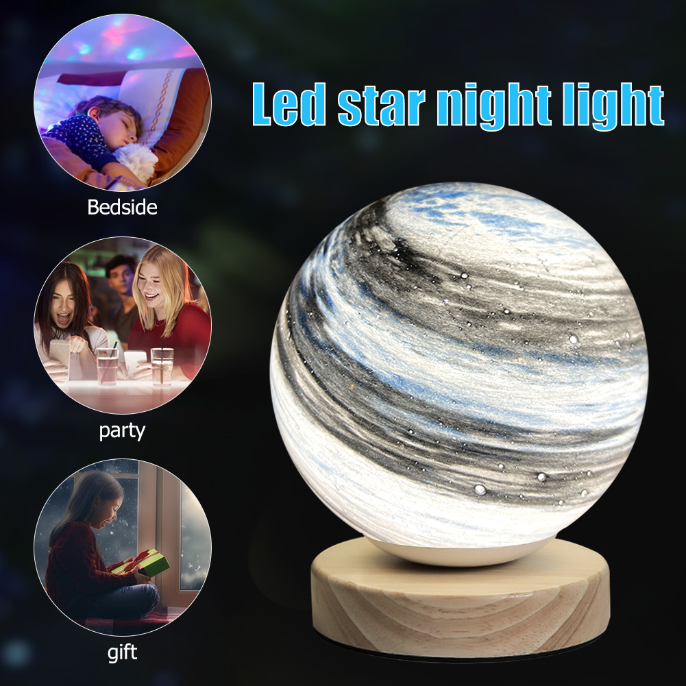 

LED Starry Planet Table Bedside-Night Light, 501 Original