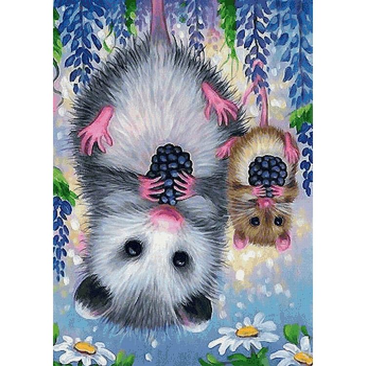 Cute Mice - Full Round Drill Diamond Painting - 30x40cm(Canvas)