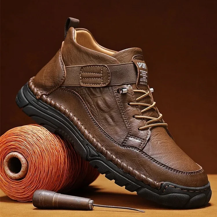 ⏰Last Day! 45% OFF  🔥Madeinss®Handcrafted Leather Slip-Ons – Breathable Mesh & Easy Wear