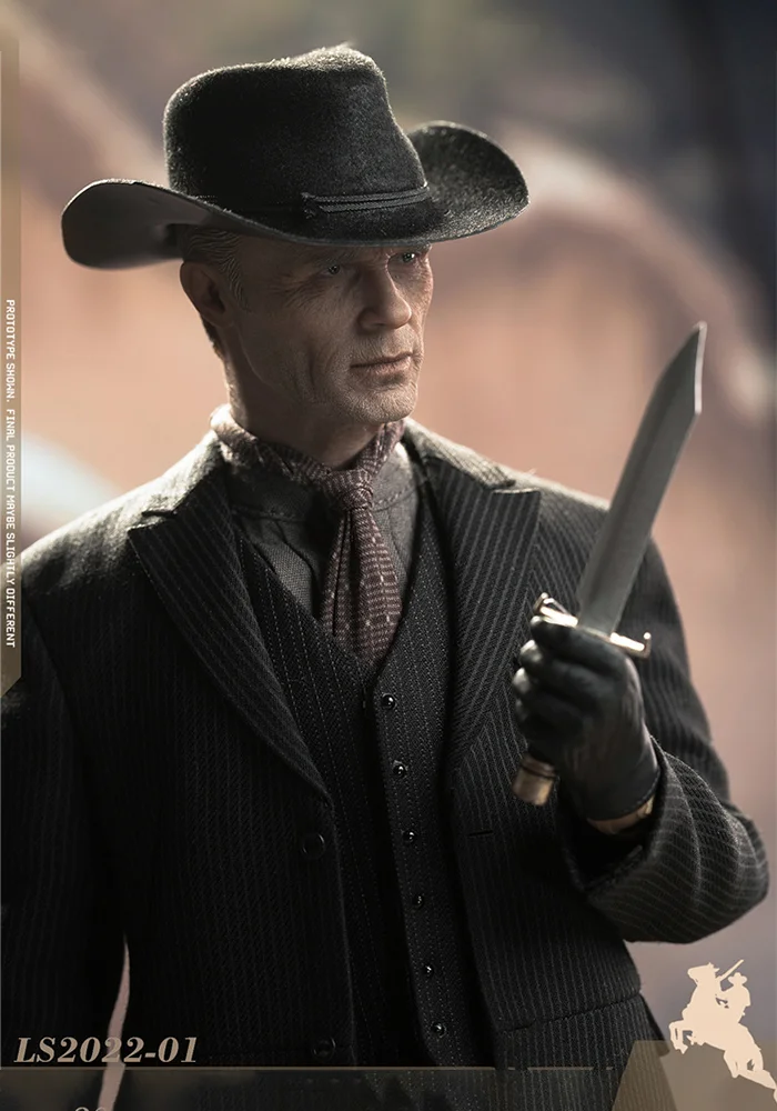 IN STOCK 1/6 Longshan West World Man in Black LS2022-01A Action Figure