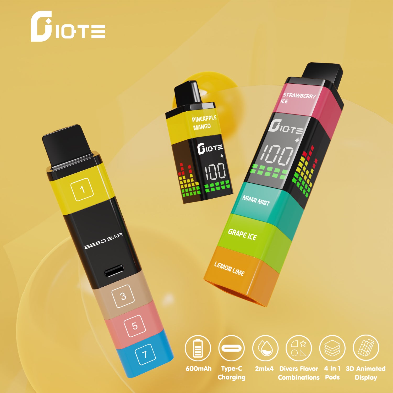IQTE 2400 Puffs Disposable Vape Wholesale IQTE OPVape