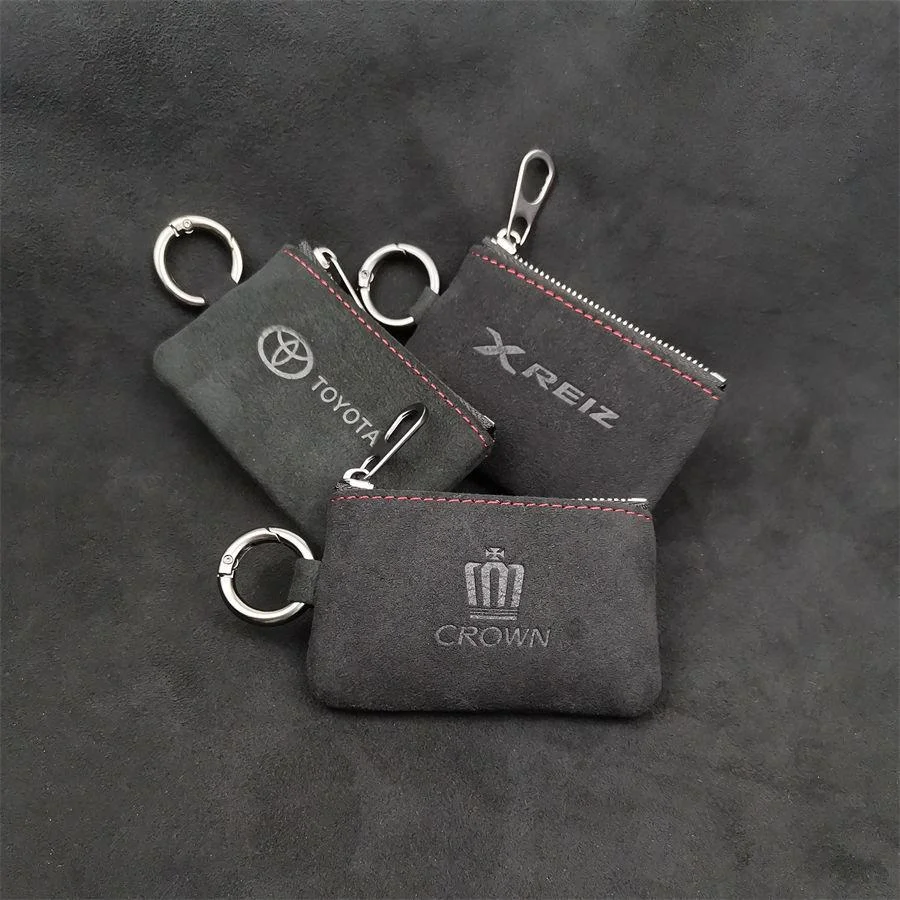 Car key high-end suede key bag