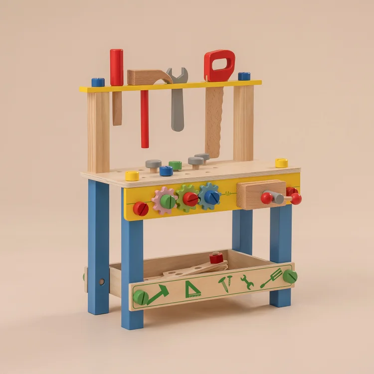 ROBUD Wooden Play Kitchen Playset for Kids WG194