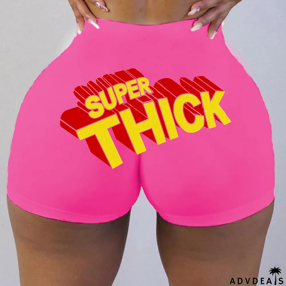 Orange Green Fashion Print Patchwork Skinny High Waist Pencil Positioning Print Bottoms