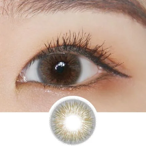 Coosha Color Lens Eyes Black-brown, 6Months