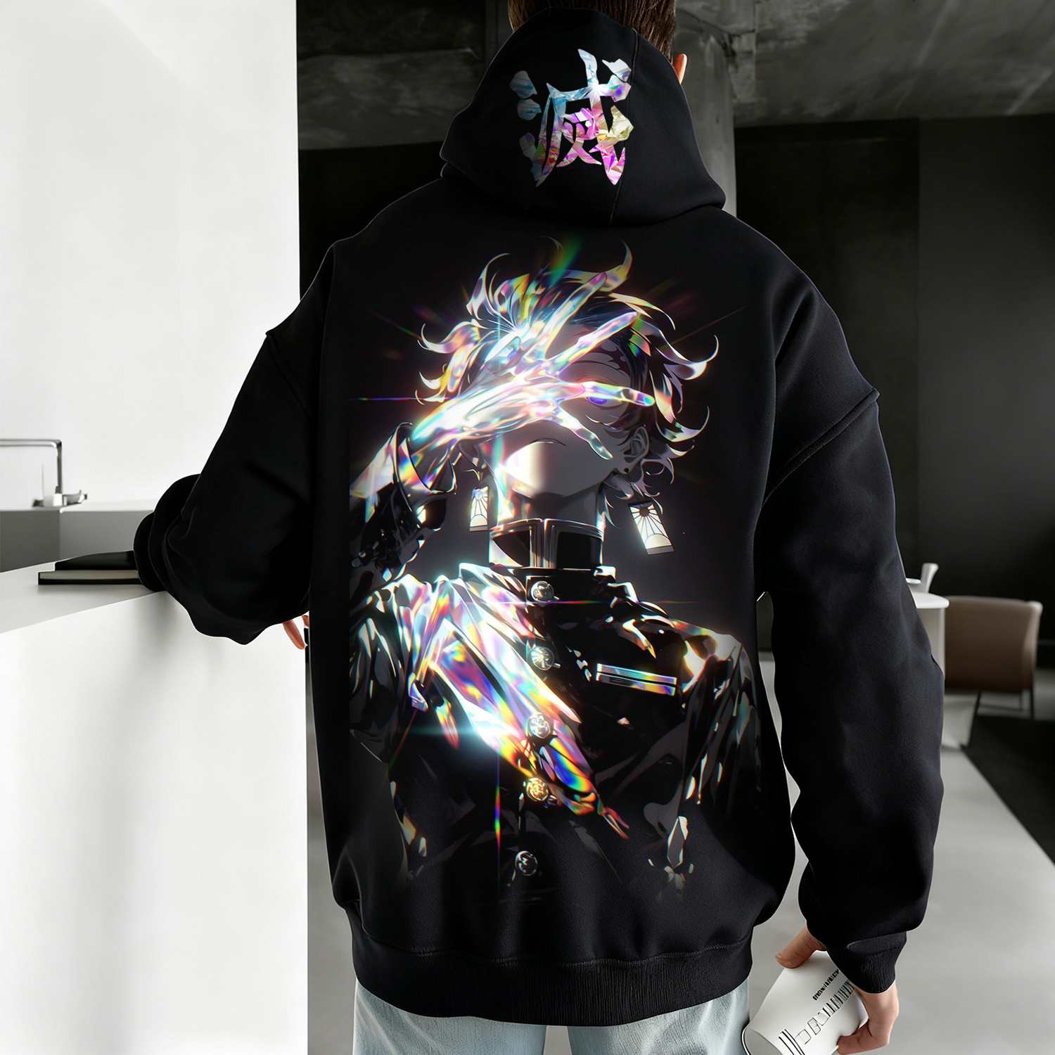 Stands Out with Satoru Gojo Anime Hoodie &ndash; Stylish and Bold Design for Fans