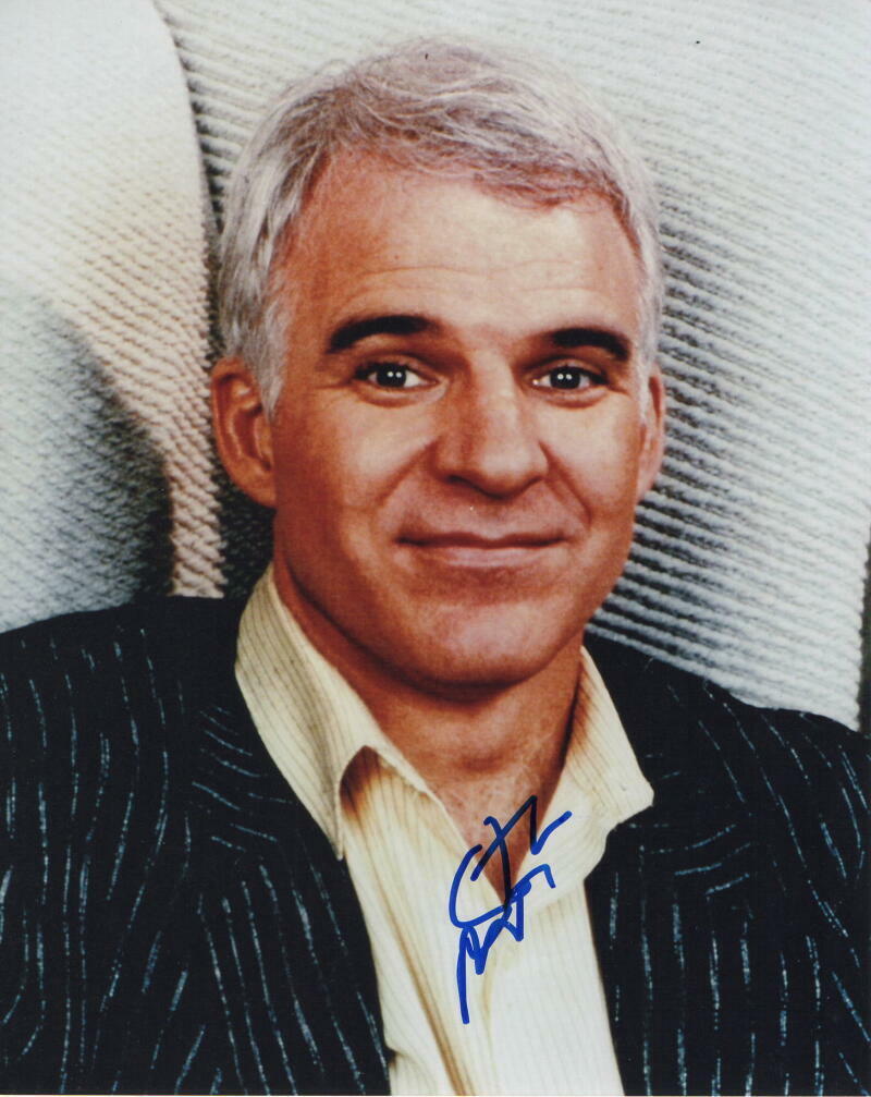 STEVE MARTIN SIGNED AUTOGRAPH 8X10 Photo Poster painting - SNL LEGEND, THE JERK, THREE AMIGOS