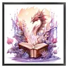 【Limited Stock Sale】Full Embroidery Cotton Thread 11CT Print Flying Dragon Book Cross Stitch 60x60cm tapestrymarket