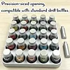 20 Grids Diamond Painting Storage Rack 3D Printing Diamond Painting Storage Container Large Capacity Leak-proof for Boys Girls Adults Students Home Office Leisure (Silver)