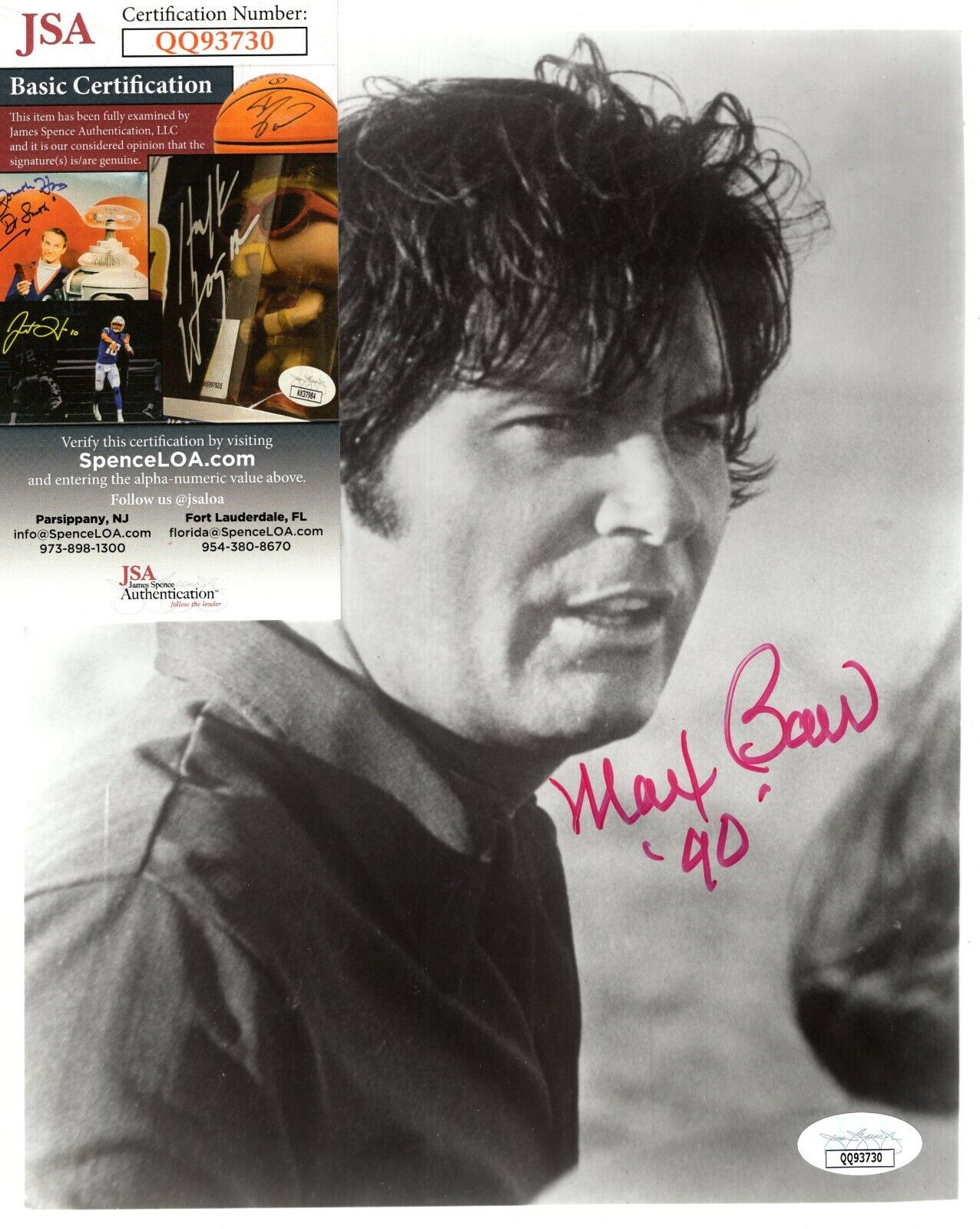 Max Baer Jr The Beverly Hillbillies Actor Hand Signed Autograph 8x10 Photo Poster painting JSA